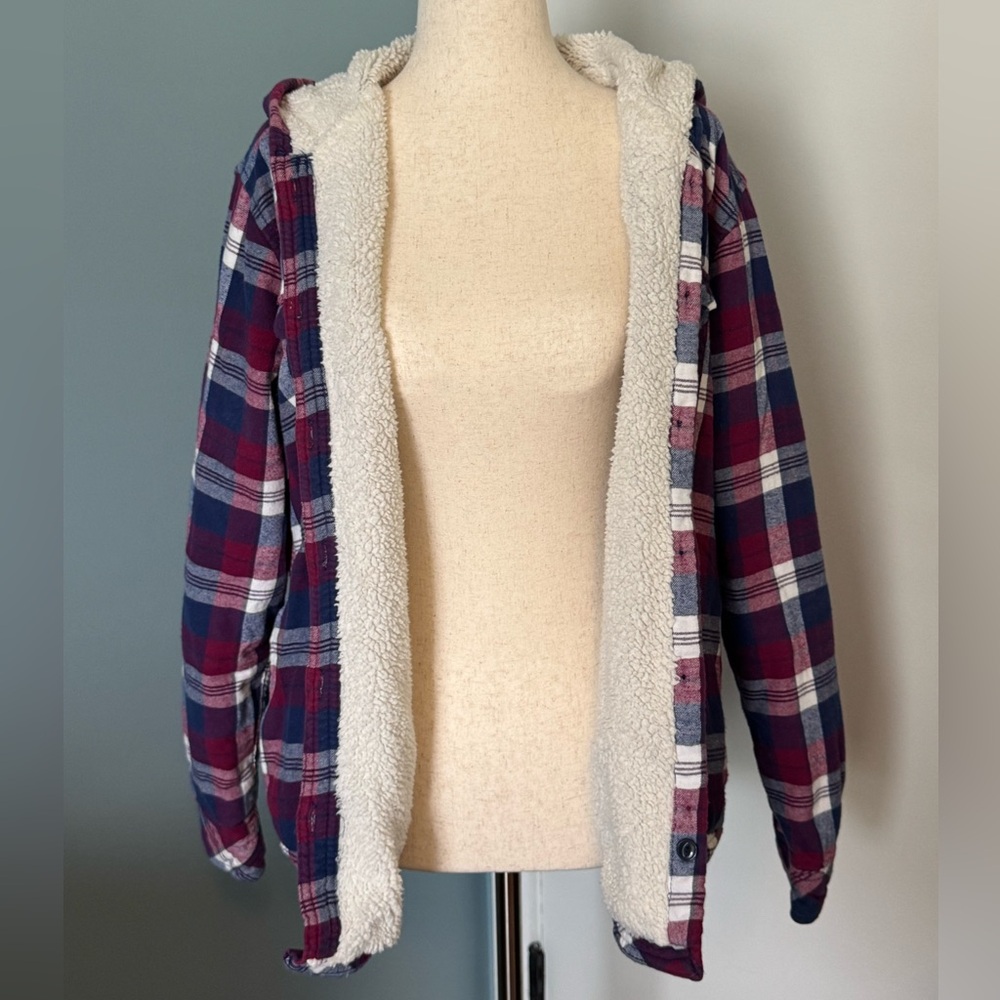 Boston Traders Cream Sherpa Jacket